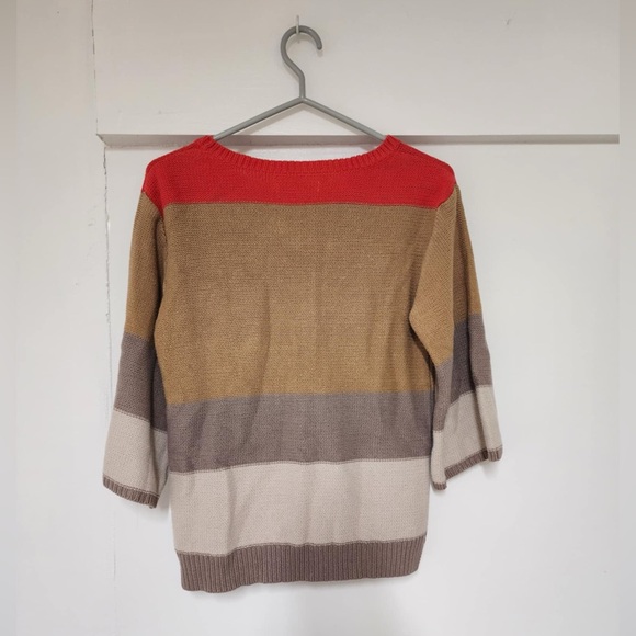 Old Navy Colour Block Sweater Top - Picture 2 of 3